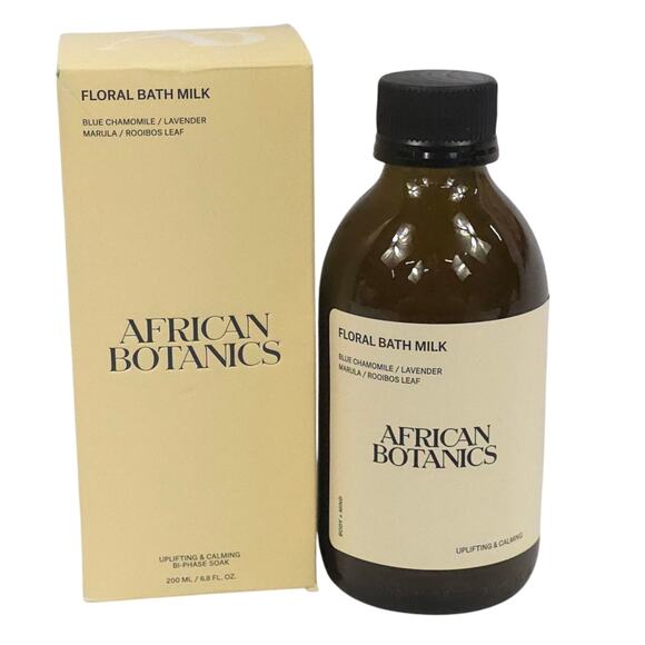 African Botanics Floral Bath Milk Uplifting And Calming Bi-Phase Soak - Picture 1 of 6